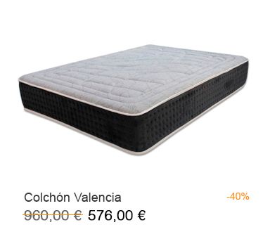 Colchón de muellees ensacados modelo Valencia en oferta en tu tienda de colchones en Madrid